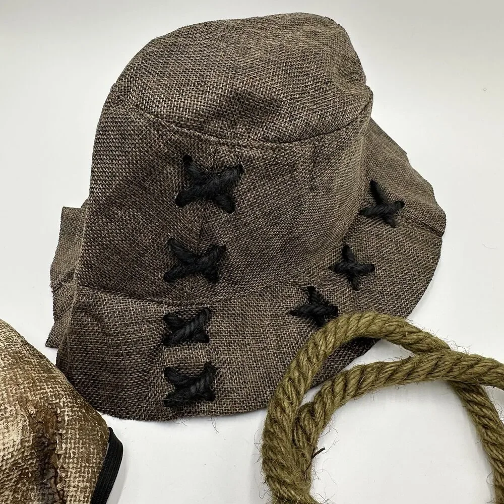 Spirit Halloween Child Creepy Scarecrow Costume Large (12-14) Spooky Scary Haunt - Picture 13 of 16